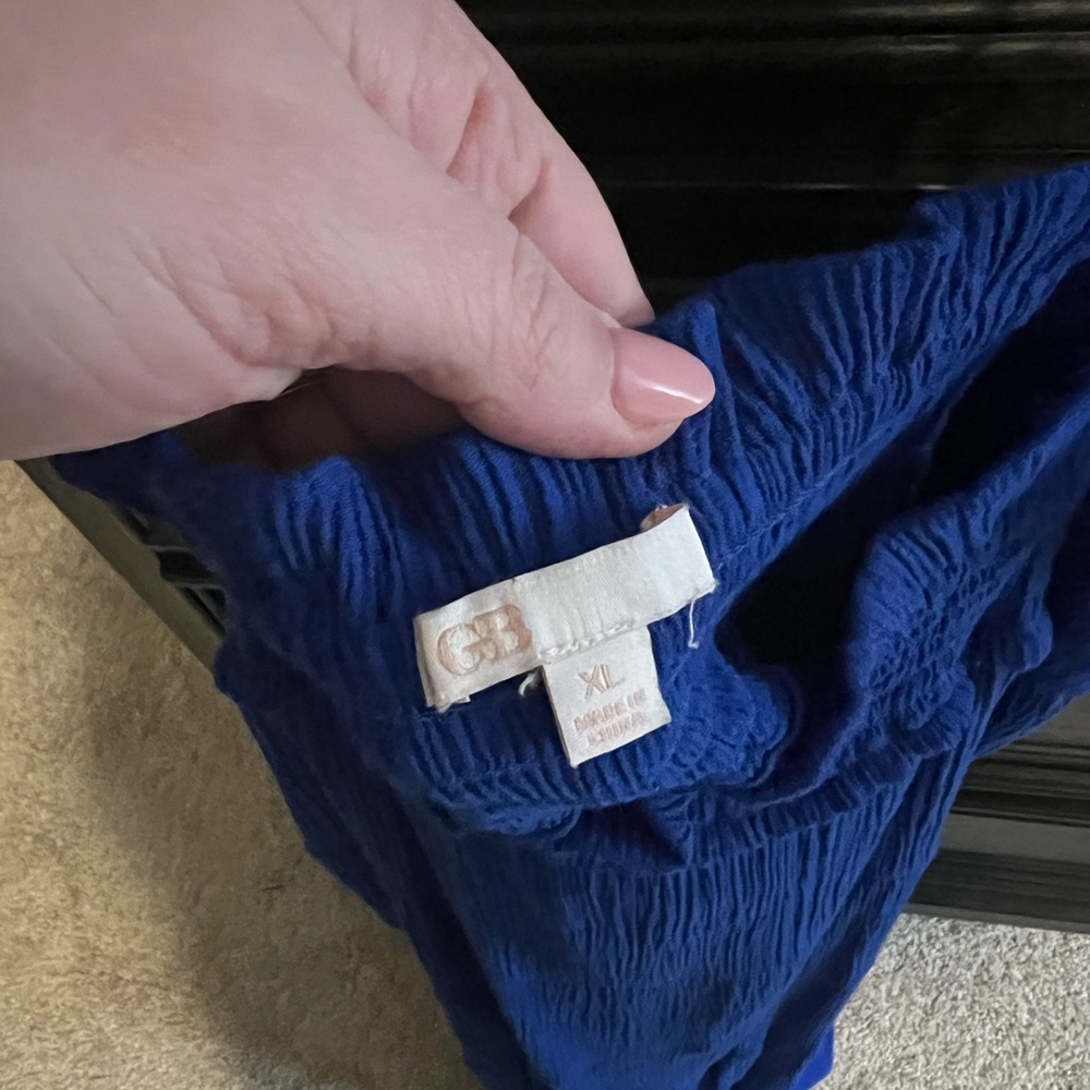 Gianni Bini Blue Midi Dress - Picture 2 of 3